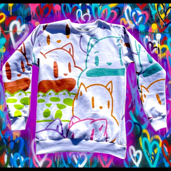 🆕 CRaZY CaT CReWNeCK 🐈👕 - Picture 1 of 2